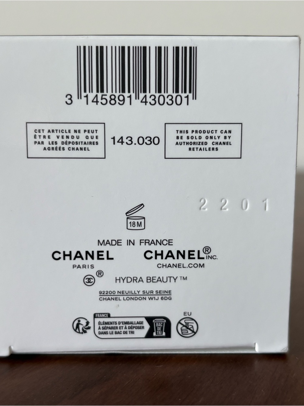 CHANEL Hydra Beauty Crème - Picture 4 of 4
